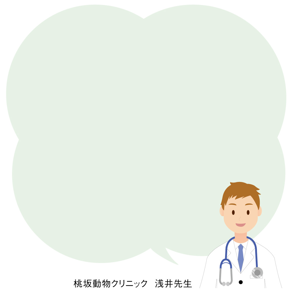 定期的に動物病院へ通っています
