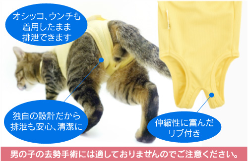 ハート刺繍猫用術後服エリザベスウエア ｒ 保温 防寒 ペット用品の通販サイト ペピイ Peppy